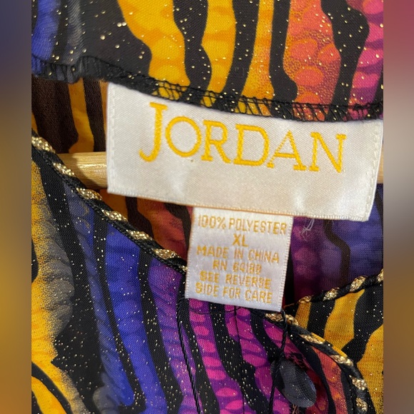 Vintage Jordan Multicolor Striped blouse - Picture 2 of 5